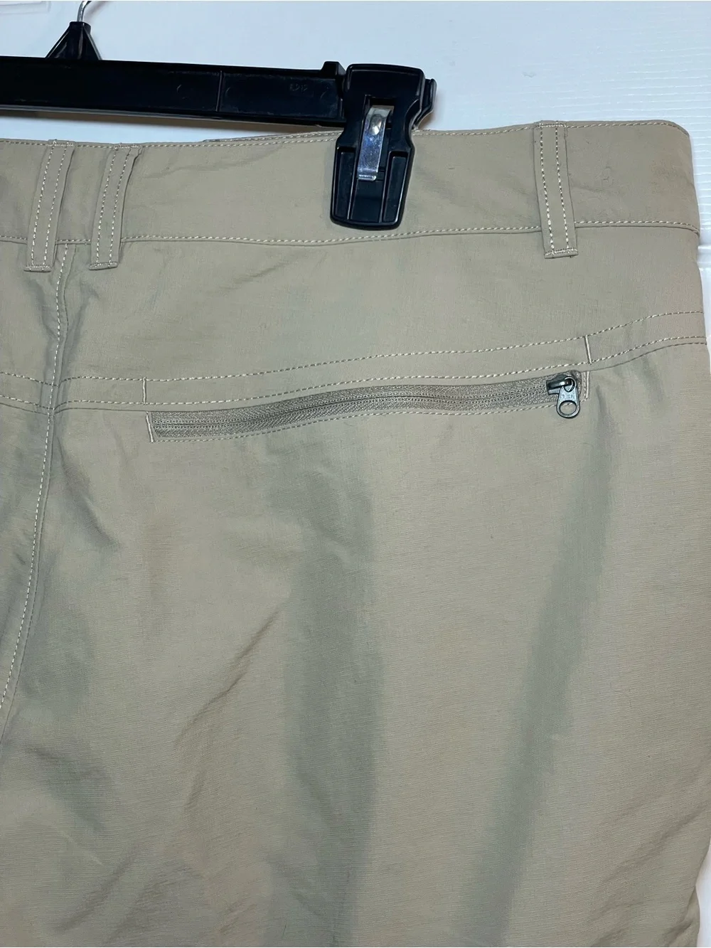 North Face Men's Khaki Outdoor Hybrid Shorts Size 38